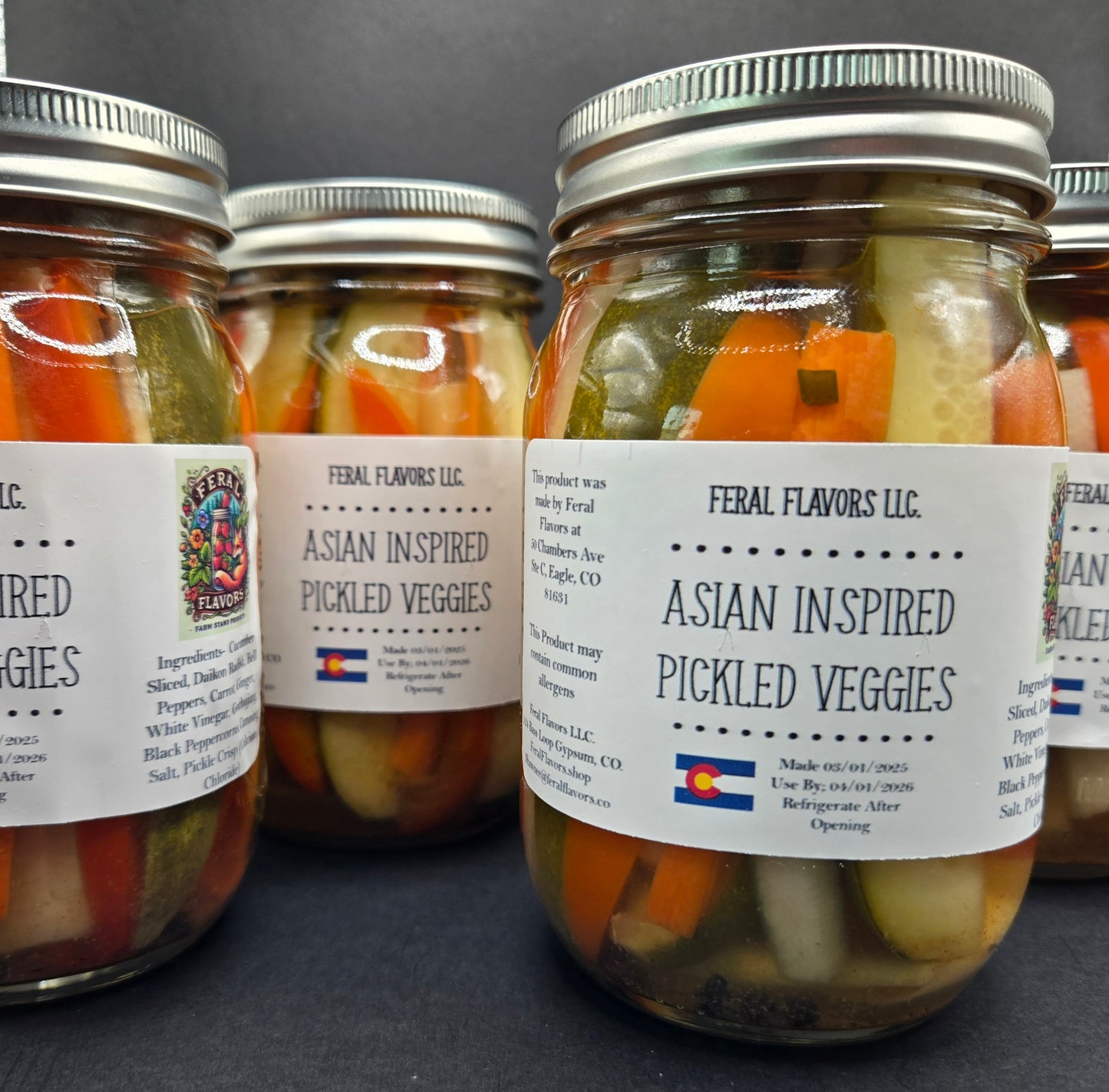 Asian Inspired Pickled Veggies