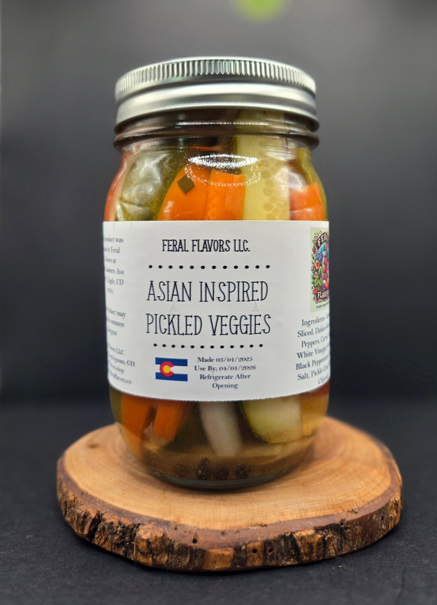 Asian Inspired Pickled Veggies