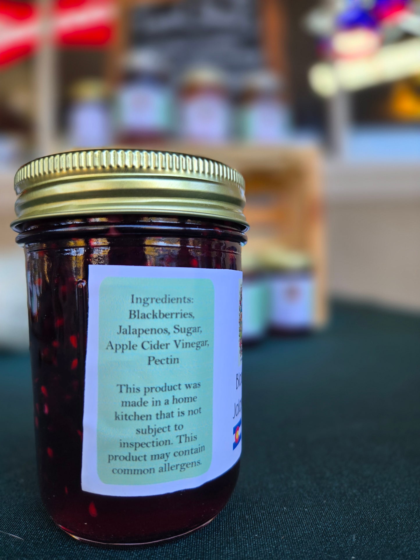 Blackberry Jalapeno Jam